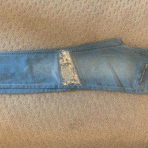 Girls Justice Jeans with Sequins Size 12